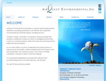 Tablet Screenshot of airquestinc.com